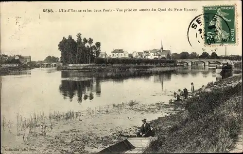 Ak Sens Yonne, L'Ile d'Yonne et les deux Ponts