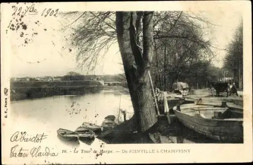 Ak Champigny Joinville Val-de-Marne, Le Tour de Marne