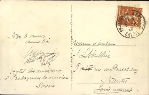 Ak Modane Savoie, Eingang zum Mont-Cenis-Tunnel