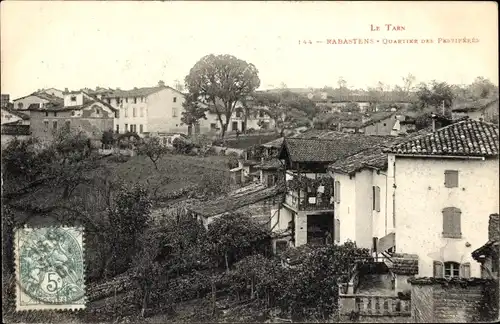 Ak Rabastens Tarn, Quartier des Pestiférés