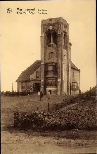 Ak Kemmel Heuvelland Westflandern, Der Turm