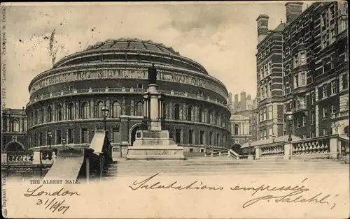 Ak London City England, Albert Hall