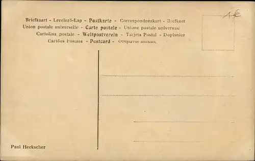 Ak Norwegen, Frau in Volkstracht, Holzhaus