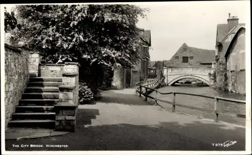 Ak Winchester Südostengland, City Bridge