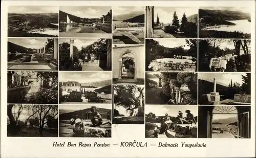 Ak Korčula Curzola Kurzel Kroatien, Hotel Bon Repos Pension