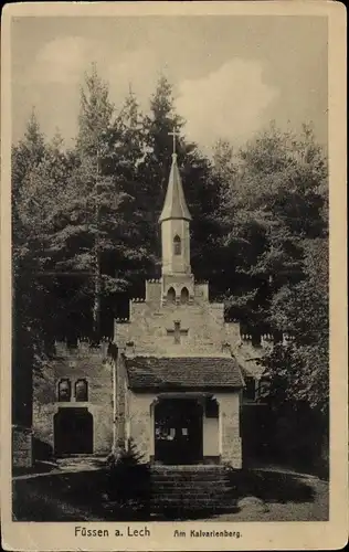 Ak Füssen im Ostallgäu, Kalvarienberg, Kirche