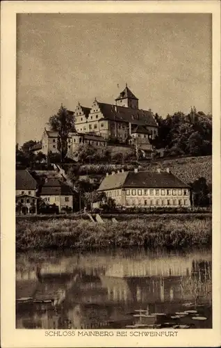Ak Schweinfurt in Unterfranken Bayern, Schloss Mainberg