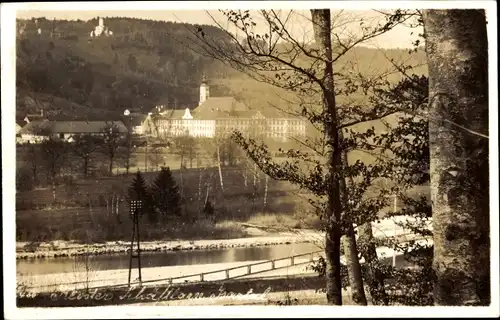 Foto Ak Schäftlarn in Oberbayern, Kloster, Isartal