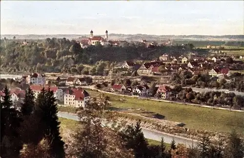 Ak Schongau in Oberbayern, Gesamtansicht