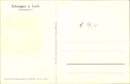 Ak Schongau in Oberbayern, Gesamtansicht