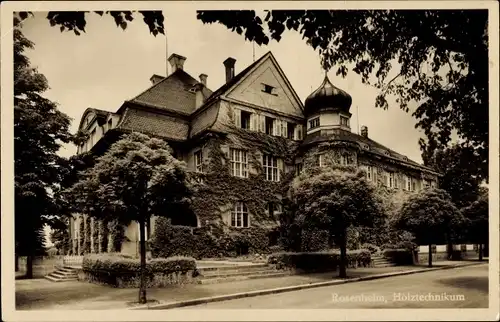 Ak Rosenheim Oberbayern, Holztechnikum