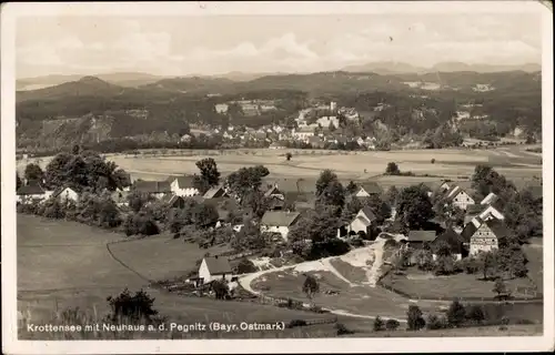 Ak Krottensee Neuhaus an der Pegnitz Mittelfranken, Panorama