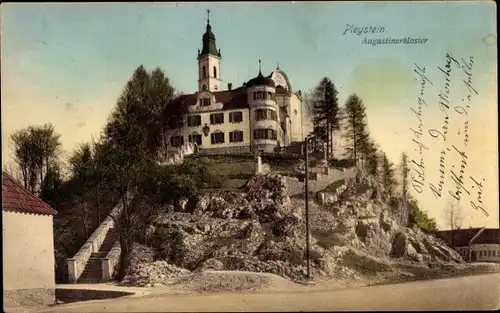 Ak Pleystein in der Oberpfalz Bayern, Augustinerkloster