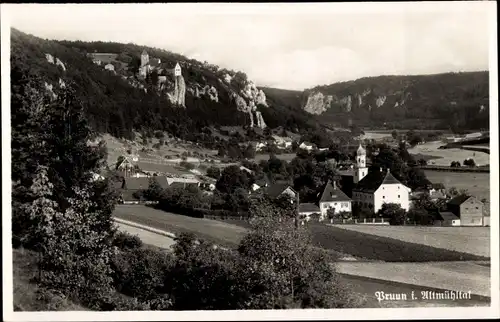 Ak Prunn im Altmühltal Riedenberg, Gesamtansicht