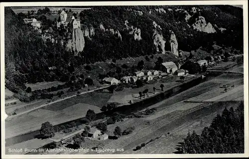 Ak Prunn Riedenburg in Niederbayern, Schloss Prunn, Altmühltal