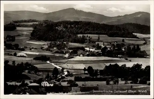 Ak Gotteszell im Bayerischen Wald Niederbayern, Panorama