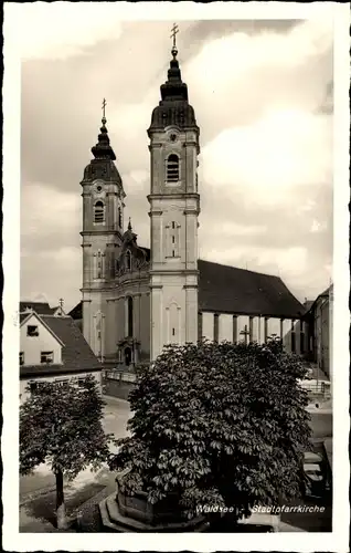 Ak Bad Waldsee in Oberschwaben Württemberg, Stadtpfarrkirche