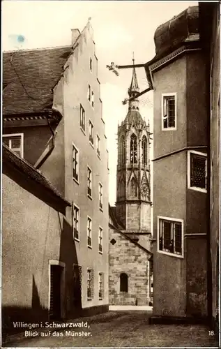 Ak Villingen im Schwarzwald, Blick auf das Münster