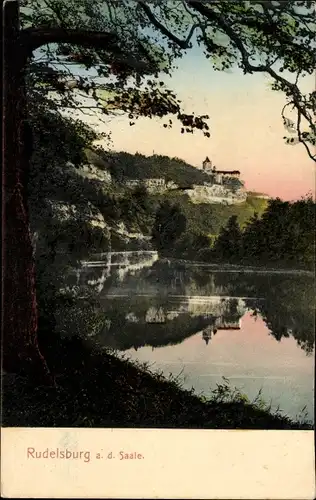 Ak Bad Kösen Naumburg an der Saale, Rudelsburg