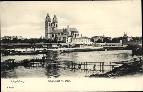 Ak Magdeburg an der Elbe, Dom, Schiffe