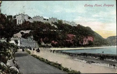 Ak Torquay Devon England, Torbay Road