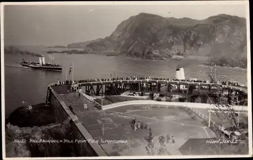 Ak Ilfracombe Devon England, Hillsborough vom Pier