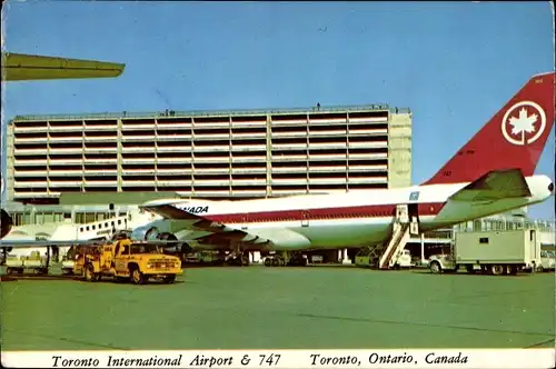 Ak Toronto Ontario Kanada, International Airport, Boeing 747, Air Canada, Passagierflugzeug