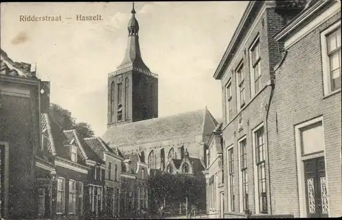 Ak Hasselt Overijssel, Ridderstraat