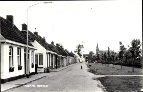 Ak Aduard Groningen Niederlande, Hofstraat