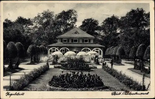 Ak Ingolstadt an der Donau Oberbayern, Städt. Parkrestaurant