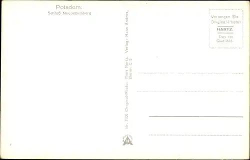 Ak Babelsberg Potsdam, Schloss Babelsberg