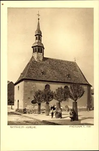 Ak Ginnheim Frankfurt am Main, Kirche