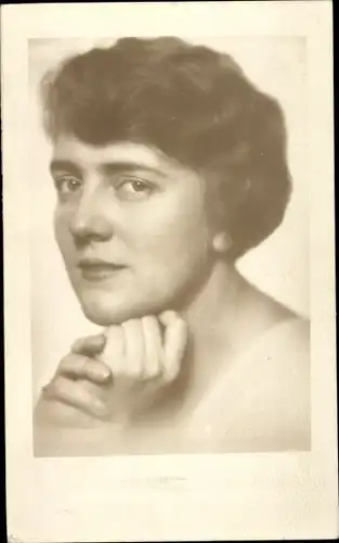 Foto Schauspielerin Maria, Portrait, Autogramm