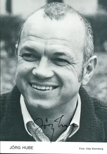 Ak Schauspieler Jörg Hube, Portrait, Autogramm