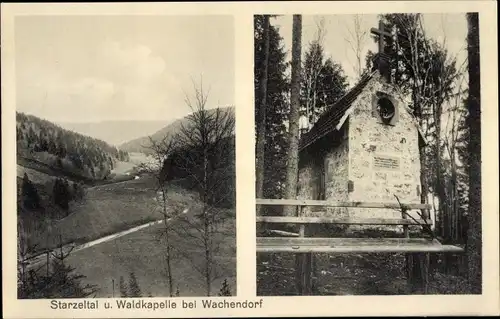 Ak Wachendorf Starzach in Württemberg, Starzeltal, Waldkapelle