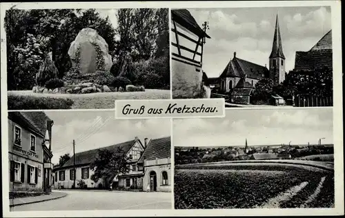 Ak Kretzschau im Burgenlandkreis, Teilansichten