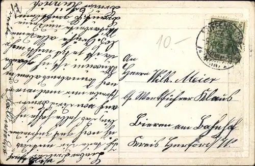 Präge Passepartout Ak Offenbach am Main Hessen, Kaserne Infanterie Regiment 168