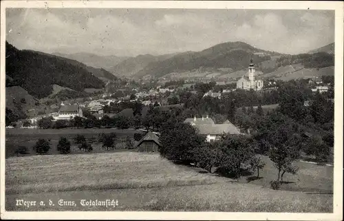 Ak Weyer in Oberösterreich, Totalansicht