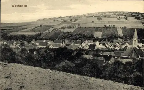 Ak Wachbach Bad Mergentheim in Tauberfranken, Totalansicht