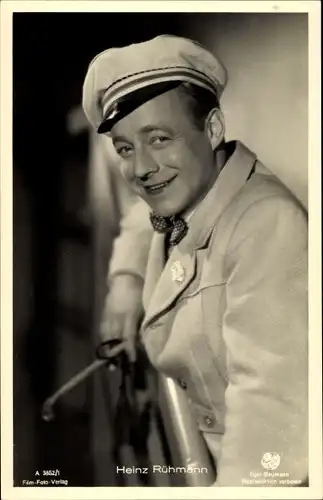 Ak Schauspieler Heinz Rühmann, Portrait, Nr. A 3852/1