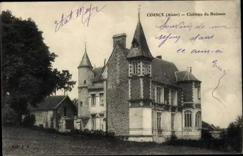 Ak Coincy Aisne, Chateau du Buisson