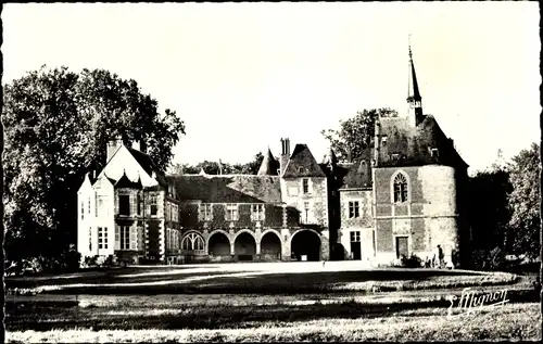 Ak Fleurigny Yonne, Le Chateau, La Chapelle