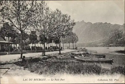 Ak Bourget Savoie, See, Le Petit Port