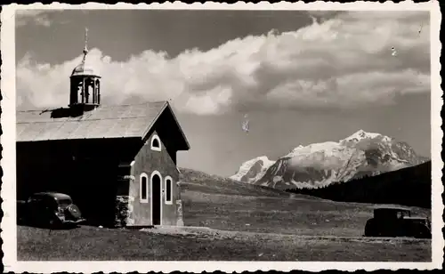 Ak Col des Aravis Savoie, La Chapelle, Mont Blanc