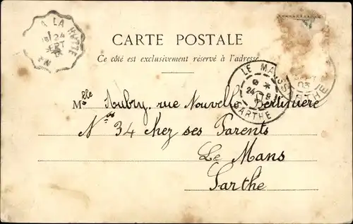 Ak Mamers Sarthe, Rue Nationale