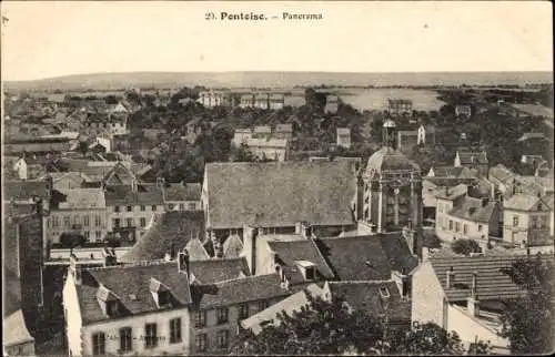 Ak Pontoise Val d'Oise, Panorama
