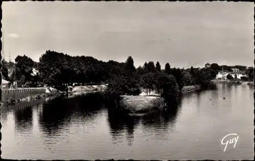 Ak Pontoise Val d'Oise, L'ile de Pothuis, les bords de l'Oise