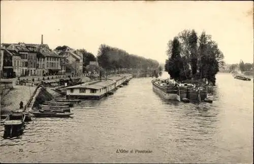 Ak Pontoise Val d'Oise, l'Oise