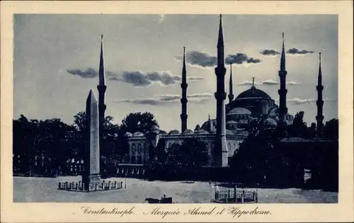 Ak Konstantinopel Istanbul Türkiye, Sultan-Ahmed-Moschee, Hippodrom