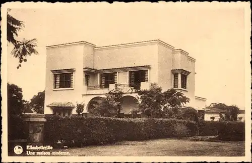 Ak Lubumbashi Elisabethville DR Kongo Zaire, Modernes Haus